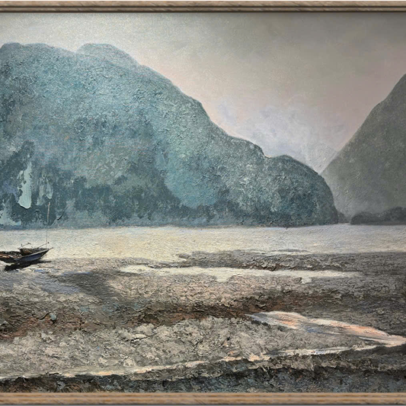 Phong cảnh (Acrylic trên toan) Thế Hùng