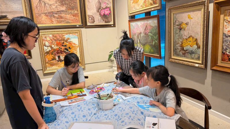 Chiêu sinh lớp học vẽ cho mọi lứa tuổi tại Sunshine Gallery