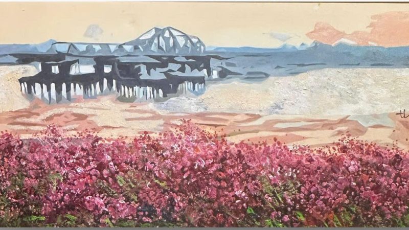 Cầu Long Biên (V2) Acrylic trên toan – Thế Hùng