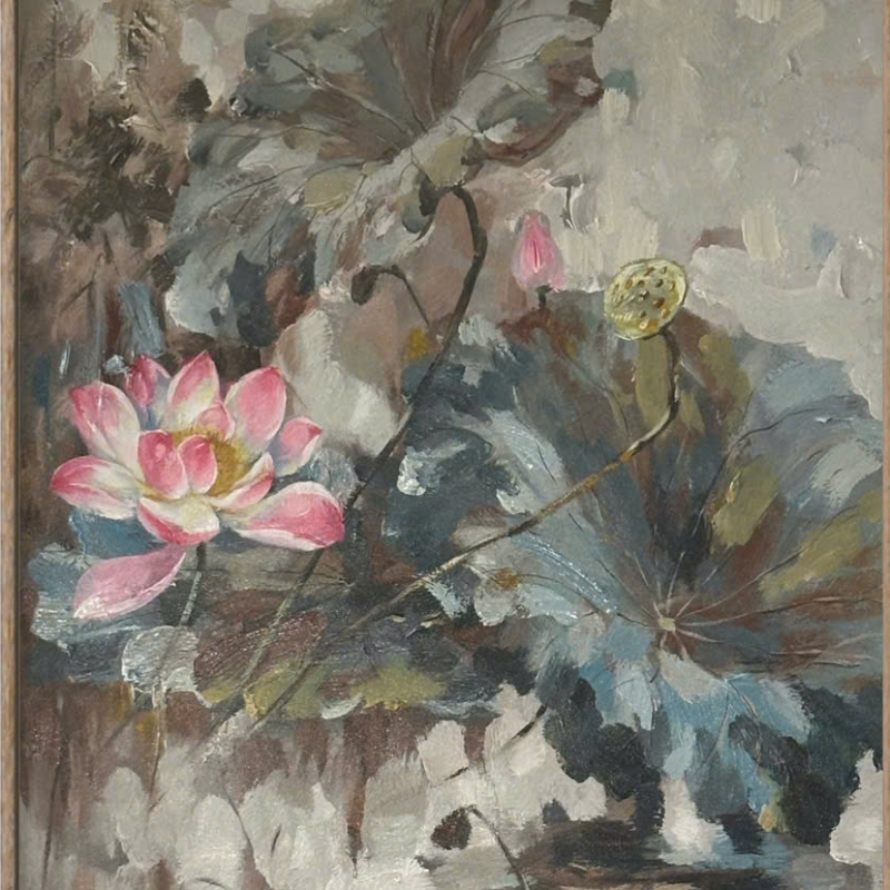 Đầm Sen 2 (Acrylic trên toan) Thế Hùng